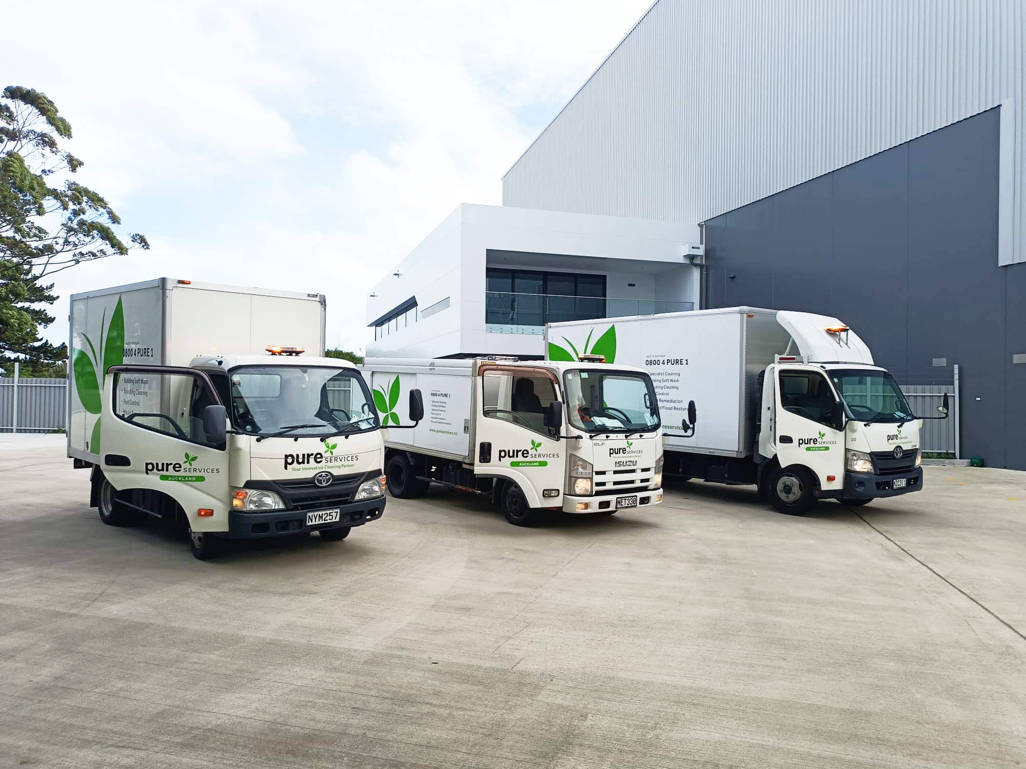 Pure Services emergency vehicles