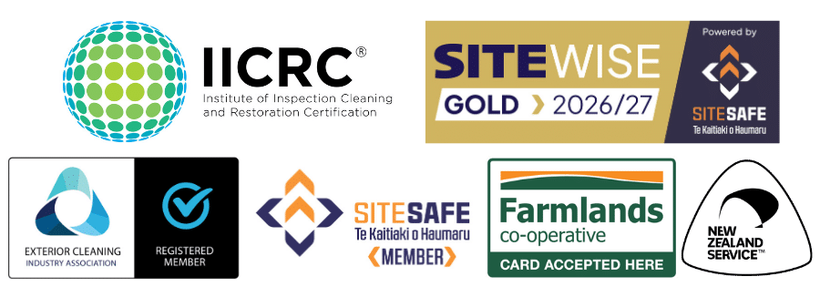 Sitewise, ECIA, IICRC logos - Website (Transparent)